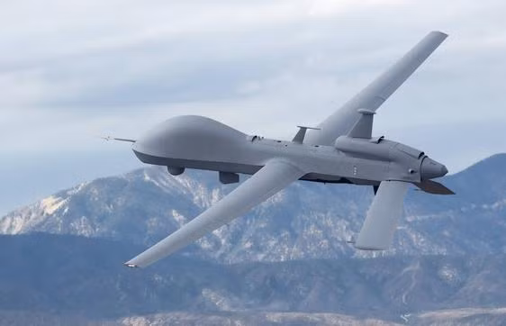 Máy bay do thám kiêm tấn công MQ-9M do Mỹ sản xuất. Ảnh: Aviation International News.