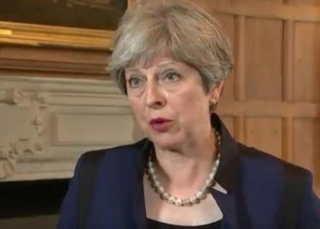 Thủ tướng Anh bà Theresa May. Ảnh: Zaobao.