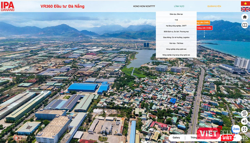 Bản đồ số về các dự án kêu gọi đầu tư vào TP Đà Nẵng được tích hợp theo lĩnh vực và địa lý Bản đồ số về các dự án kêu gọi đầu tư vào TP Đà Nẵng được tích hợp theo lĩnh vực và địa lý
