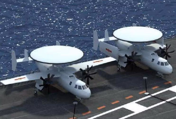 Hình ảnh này được cho là mô hình máy bay cảnh báo sớm KJ-600 Trung Quốc. Ảnh: Sohu