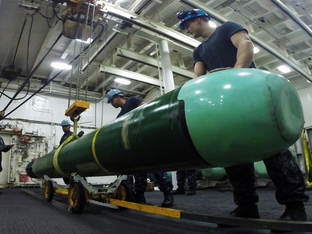 Ngư lôi hạng nặng Mk48 ADCAP có hành trình dài, sẽ trang bị cho tàu ngầm lớp Kiếm Long, Hải quân Đài Loan. Ảnh: Dwnews