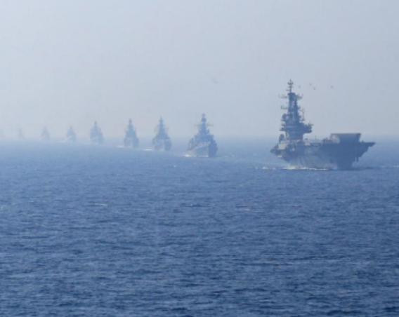 Hạm đội Hải quân Ấn Độ. Ảnh: Cankao