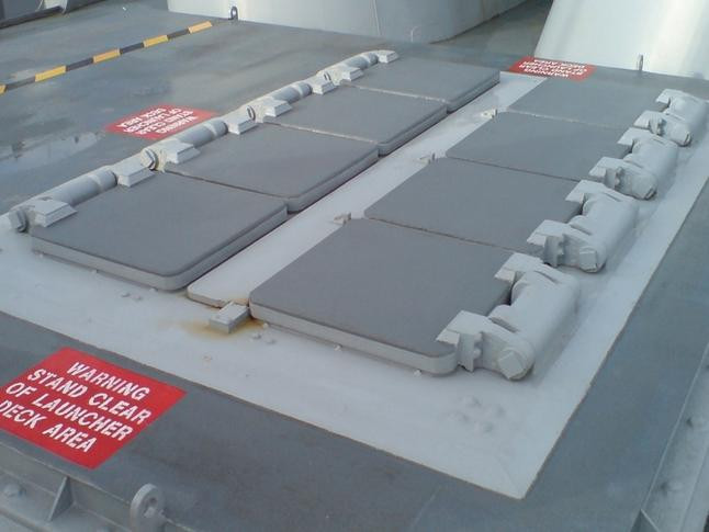 Hệ thống phóng tên lửa thẳng đứng Mk41. Ảnh: Dwnews