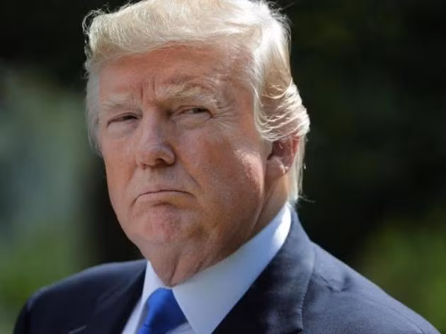 Tổng thống Mỹ Donald Trump. Ảnh: The National