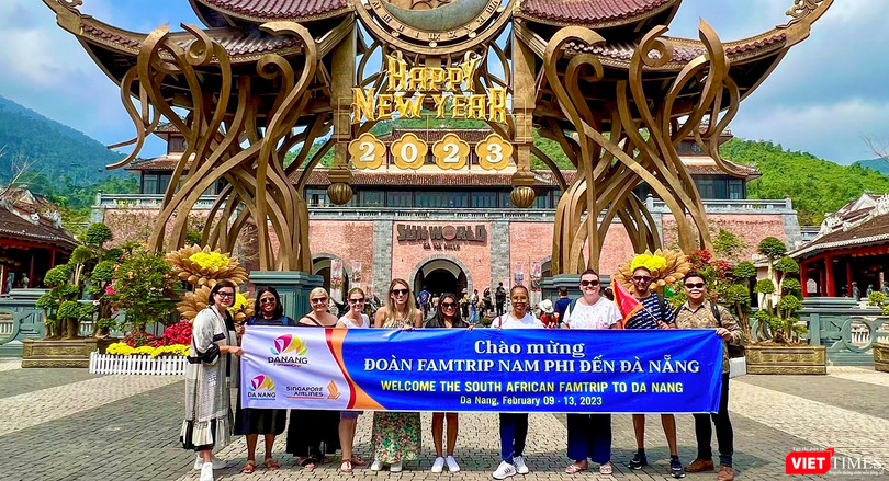Đoàn Famtrip lữ hành Nam Phi đến tham quan điểm du lịch Sunworld Bà Nà Hills