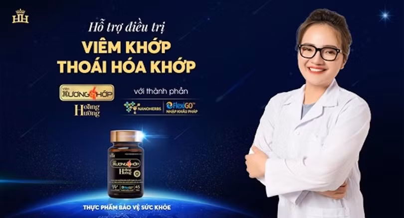 Quảng cáo sản phẩm thực phẩm bảo vệ sức khoẻ viên xương khớp Hoàng Hường của Công ty CP Dược Phẩm Hoàng Hường (Ảnh: MXH) Quảng cáo sản phẩm thực phẩm bảo vệ sức khoẻ viên xương khớp Hoàng Hường của Công ty CP Dược Phẩm Hoàng Hường (Ảnh: MXH)