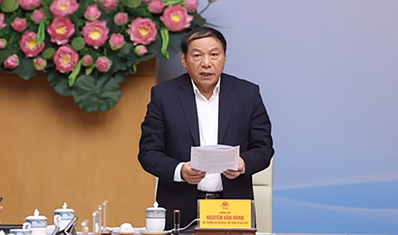 Bộ trưởng Nguyễn Văn Hùng (Ảnh VGP/Nhật Bắc)