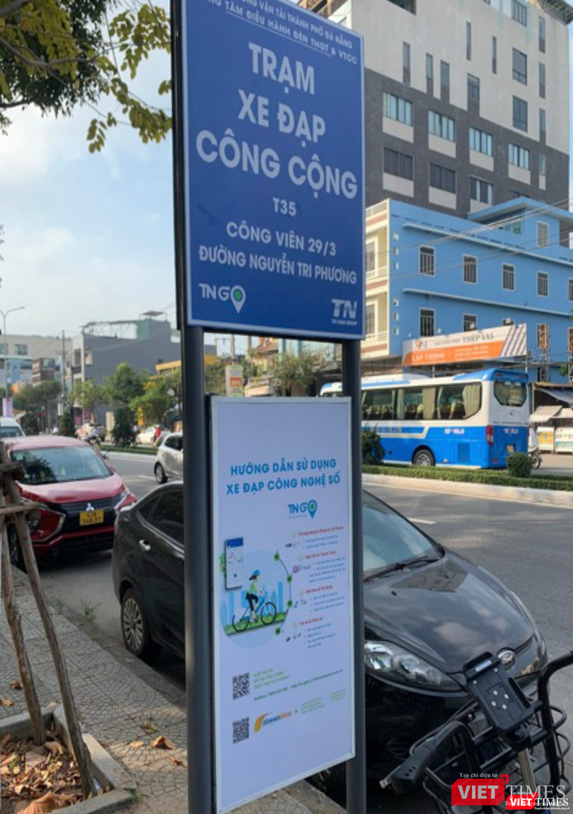 Trạm xe đạp công cộng sử dụng QRcode vừa được Sở GTVT Đà Nẵng đưa vào vận hành thí điểm Trạm xe đạp công cộng sử dụng QRcode vừa được Sở GTVT Đà Nẵng đưa vào vận hành thí điểm