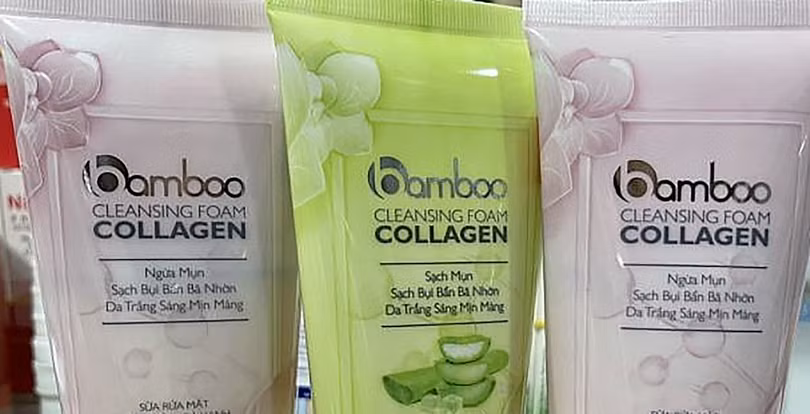 Sản phẩm Banboo Cleansing Foam Collagen-Tuýp 150ml do Công ty TNHH dược mỹ phẩm Nhật Hàn sản xuất đang bày bán trên thị trường