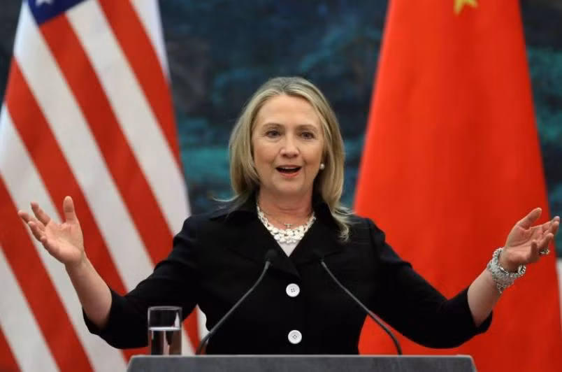 Bà Hillary Clinton tại Bắc Kinh vào tháng 9/2012. Ảnh: VOA
