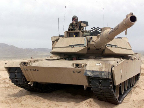 Xe tăng chiến đấu M1A2 Abrams Mỹ (ảnh tư liệu)