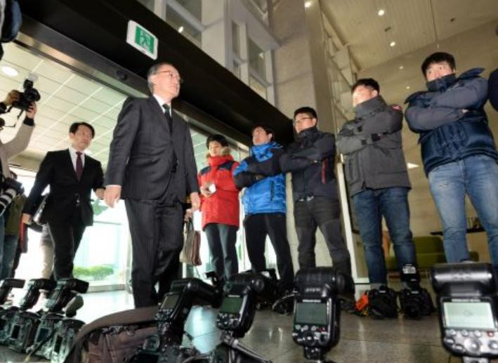 Ngày 23/11/2016, Đại sứ Nhật Bản tại Hàn Quốc tham gia ký kết chính thức Hiệp định chia sẻ tin tức tình báo quân sự với Hàn Quốc. Ảnh: Cankao