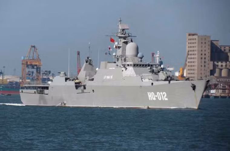 Tàu hộ vệ tàng hình Lý Thái Tổ HQ-012 của Hải quân Việt Nam (ảnh tư liệu)