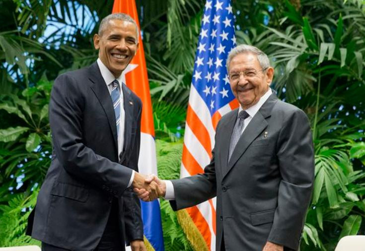 Tổng thống Mỹ Barack Obama thực hiện bình thường hóa quan hệ với Cuba. Ảnh: The Indian Express
