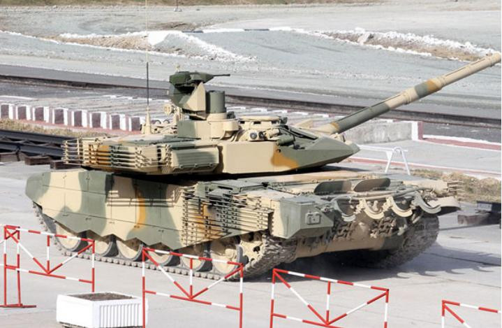 Xe tăng chiến đấu T-90MS Nga. Ảnh: Xinmin