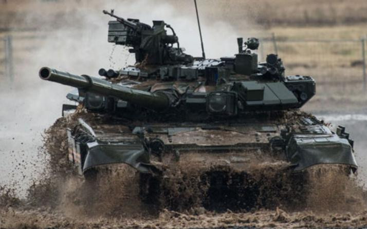 Xe tăng T-90MS là phiên bản xuất khẩu mới của T-90 Nga. Ảnh: Thời báo Hoàn Cầu