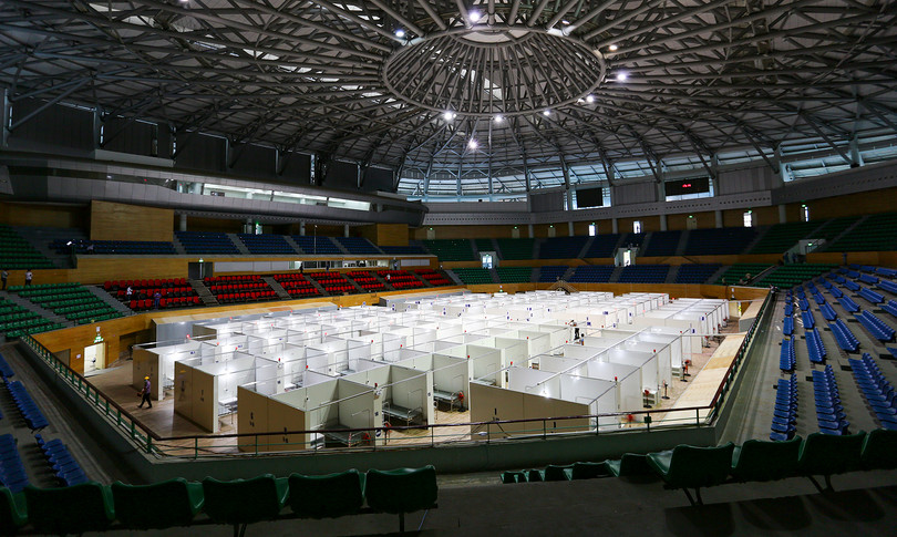 Toàn cảnh bệnh viện dã chiến Tiên Sơn (Đà Nẵng) 