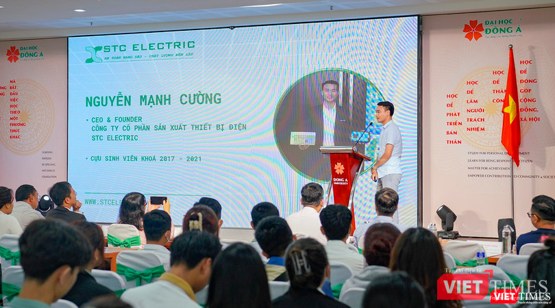 Cựu sinh viên ĐH Đông Á Nguyễn Mạnh Cường – Giám đốc Công ty STC chia sẻ kinh nghiệm khởi nghiệp