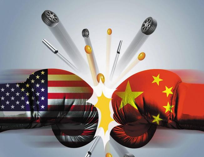 Chiến tranh thương mại Trung - Mỹ có xảy ra hay không đang gây chú ý cho cộng đồng quốc tế. Ảnh: Sohu.