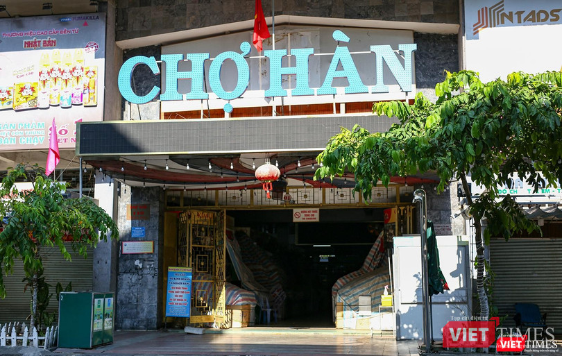 Chợ Hàn trở nên vắng lặng, xa lạ khi dịch COVID-19 quay trở lại