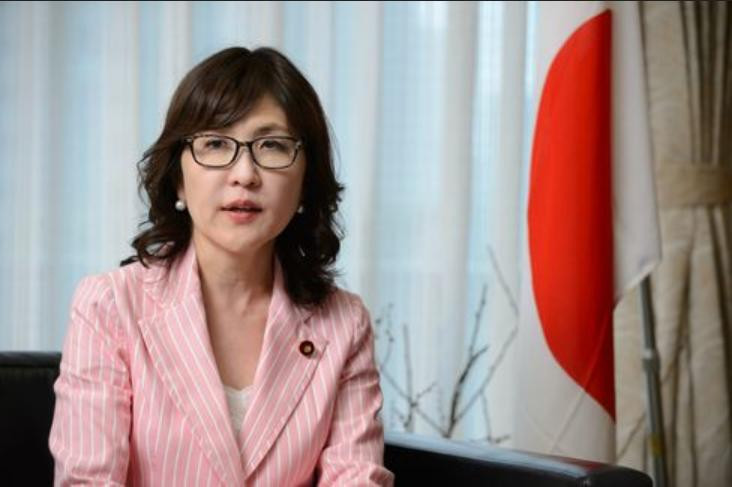 Bà Tomomi Inada, Tân Bộ trưởng Quốc phòng Nhật Bản. Ảnh: Bloomberg
