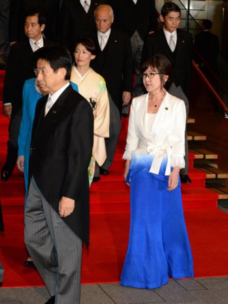 Bà Tomomi Inada, Tân Bộ trưởng Quốc phòng Nhật Bản. Ảnh: Tin tức Tham khảo, Trung Quốc.