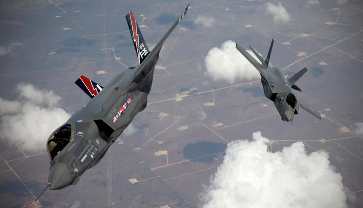 Máy bay chiến đấu tàng hình F-35 Mỹ. Ảnh: Thời báo New York Mỹ.