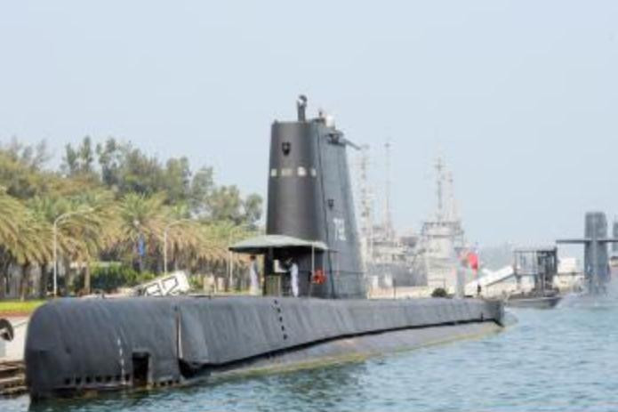 Tàu ngầm SS-792 lớp Guppy Hải quân Đài Loan. Ảnh: Taipeitimes