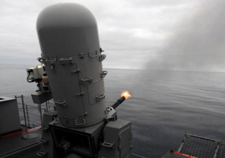 Hệ thống vũ khí phòng thủ tầm gần Phalanx. Ảnh: Sina