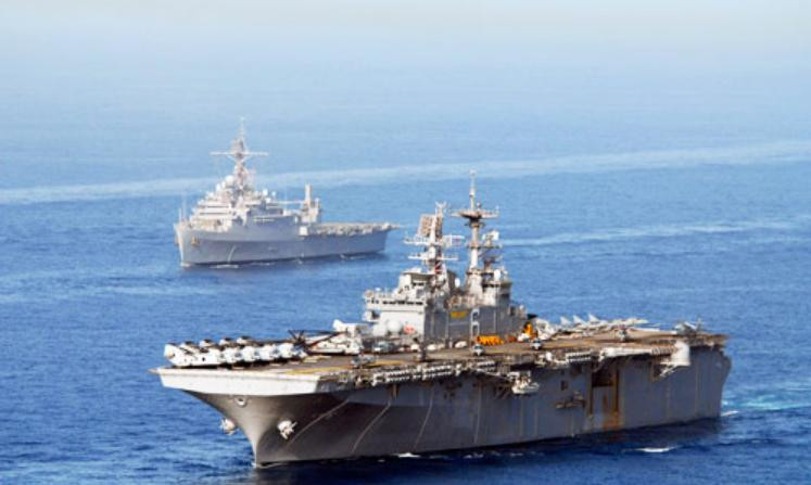 Tàu tấn công đổ bộ USS Bonhomme Richard LHD-6. Ảnh: defencenews