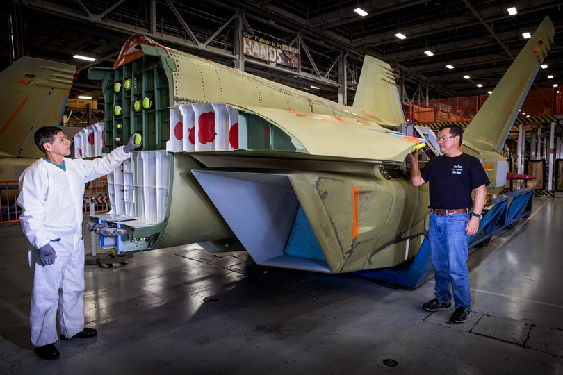 Máy bay tác chiến điện tử EA-18G của Quân đội Australia được chể tạo. Ảnh: Thời báo Hoàn Cầu, Trung Quốc.