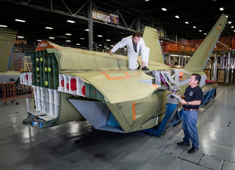 Máy bay tác chiến điện tử EA-18G của Quân đội Australia được chể tạo. Ảnh: Thời báo Hoàn Cầu, Trung Quốc.