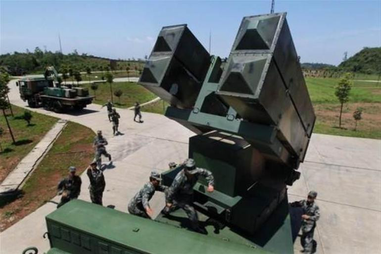 Tên lửa phòng không HQ-6 Trung Quốc. Ảnh: Chinatimes