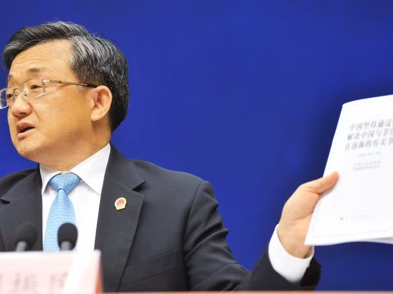 Lưu Chấn Dân, Thứ trưởng Ngoại giao Trung Quốc bôi nhọ các thẩm phán của Tòa trọng tài ở The Hague thụ lý vụ kiện Biển Đông của Philippines. Ảnh: Đa Chiều.