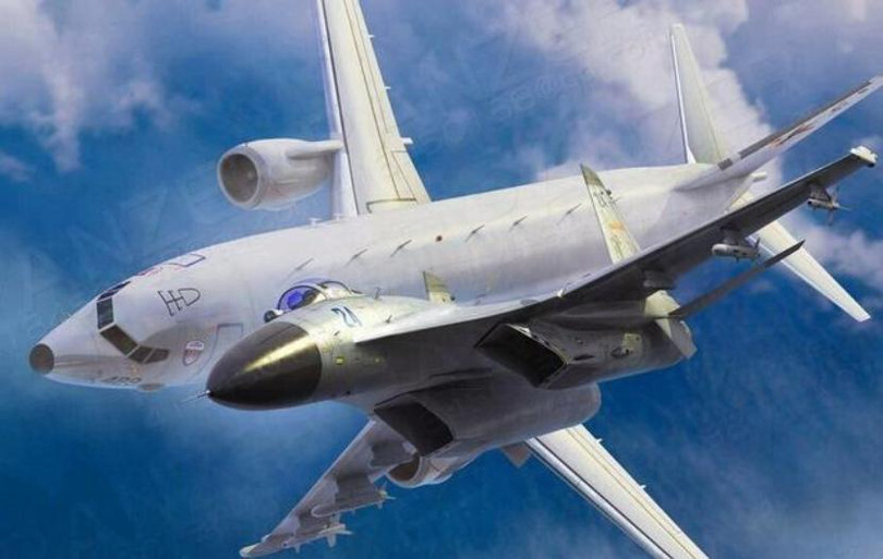 Đối đầu giữa máy bay tuần tra săn ngầm P-8A Poseidon Hải quân Mỹ và máy bay chiến đấu J-11BH Hải quân Trung Quốc trên Biển Đông do cộng đồng mạng Trung Quốc vẽ. Ảnh: news.qq.com