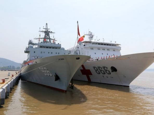 Tàu chiến Hải quân Trung Quốc. Ảnh: Đa Chiều