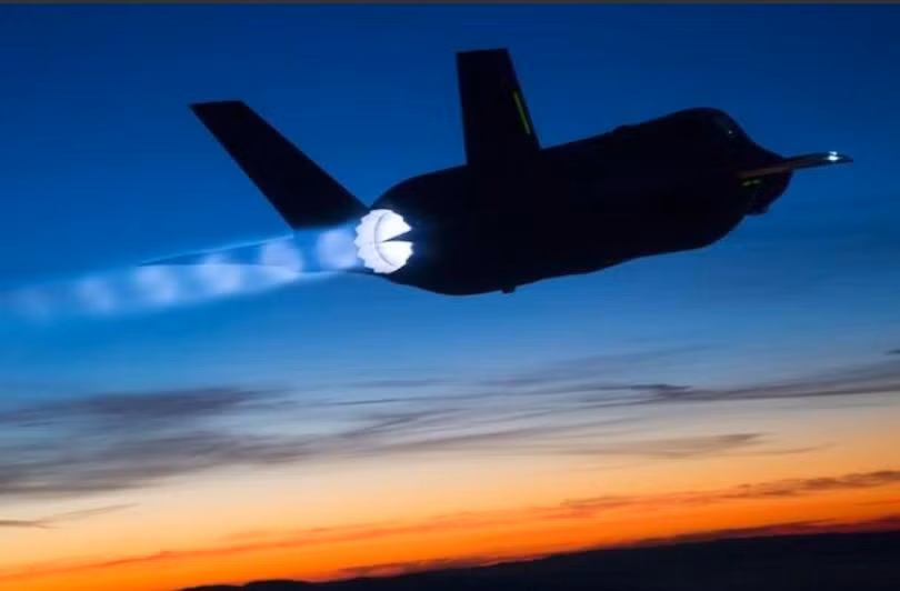 Máy bay chiến đấu tàng hình F-35 Mỹ. Ảnh: Tin tức Tham khảo, Trung Quốc.