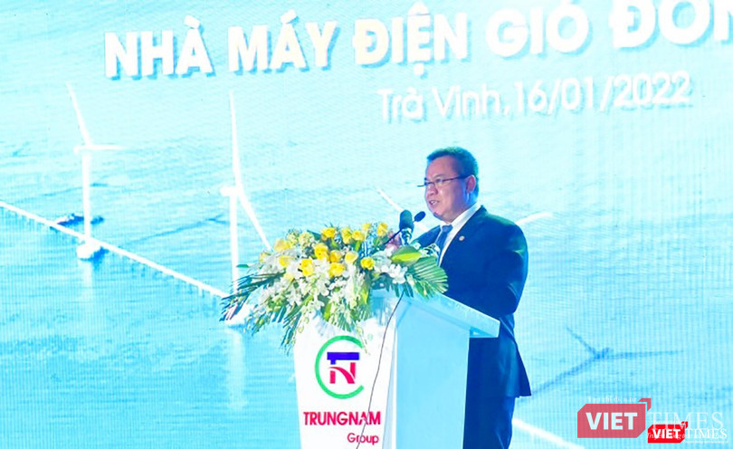 Ông Nguyễn Tâm Tiến - Tổng Giám đốc Trungnam Group phát biểu tại lễ khánh thành nhà máy Ông Nguyễn Tâm Tiến - Tổng Giám đốc Trungnam Group phát biểu tại lễ khánh thành nhà máy