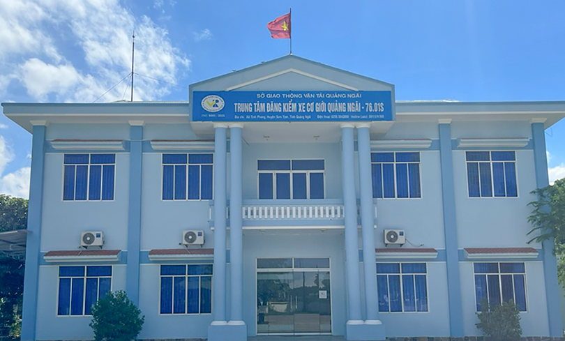 Trung tâm đăng kiểm xe cơ giới Quảng Ngãi 76-01S (ảnh LDD)