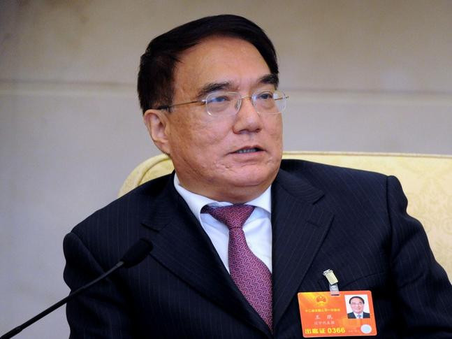 Vương Mân, nguyên Bí thư tỉnh ủy Liêu Ninh, nguyên Phó Chủ nhiệm Ủy ban Giáo dục-Khoa học-Văn hóa-Y tế Quốc hội Trung Quốc khóa 12 bị điều tra từ tháng 3/2016. Ảnh: Đa Chiều.