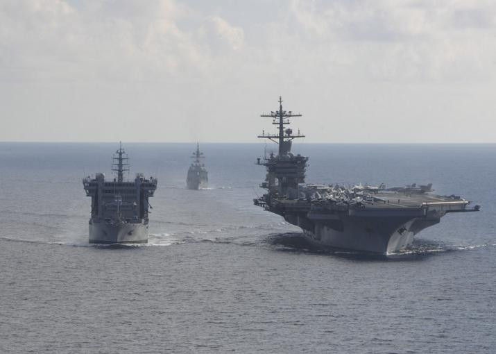 Ấn Độ, Mỹ và Nhật Bản tiến hành tập trận chung Malabar-2015 (ảnh tư liệu)