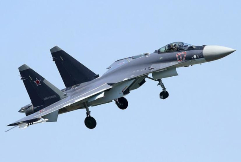 Máy bay chiến đấu Su-35 Nga. Ảnh: Cankao