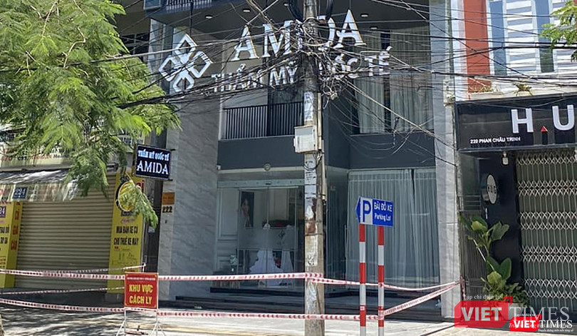 Thẩm mỹ viện quốc tế AMIDA trên đường Phan Châu Trinh (Đà Nẵng)