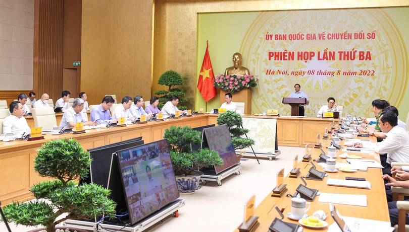 Quang cảnh phiên họp thứ III của Ủy ban Quốc gia về chuyển đổi số - Ảnh: VGP/Nhật Bắc Quang cảnh phiên họp thứ III của Ủy ban Quốc gia về chuyển đổi số - Ảnh: VGP/Nhật Bắc