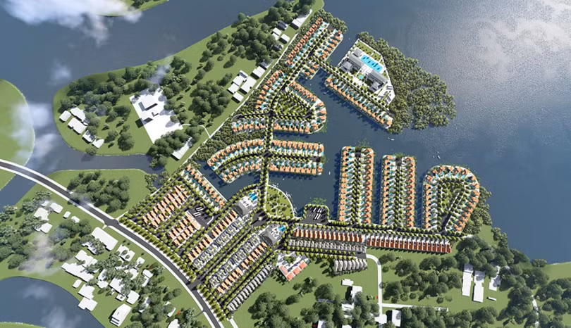 Dự án Khu đô thị Cồn Tiến (Hội An, Quảng Nam) do Công ty CP Đạt Phương làm chủ đầu tư (ảnh datphuong.com)