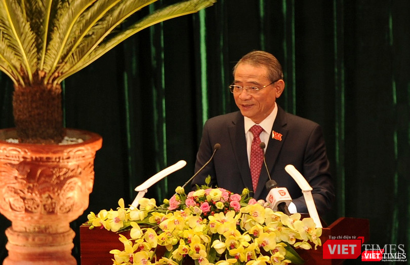 Ông Trương Quang Nghĩa - Ủy viên Trung ương Đảng, Bí thư Thành ủy, Trưởng đoàn đại biểu Quốc hội TP Đà Nẵng phát biểu khai mạc Đại hội Ông Trương Quang Nghĩa - Ủy viên Trung ương Đảng, Bí thư Thành ủy, Trưởng đoàn đại biểu Quốc hội TP Đà Nẵng phát biểu khai mạc Đại hội