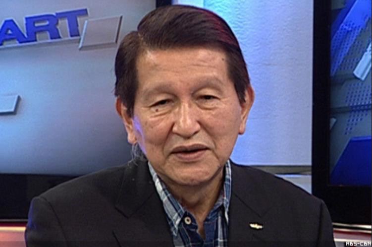 Cựu Cố vấn an ninh quốc gia Philippines Roilo Golez. Ảnh: ABS-CBN News