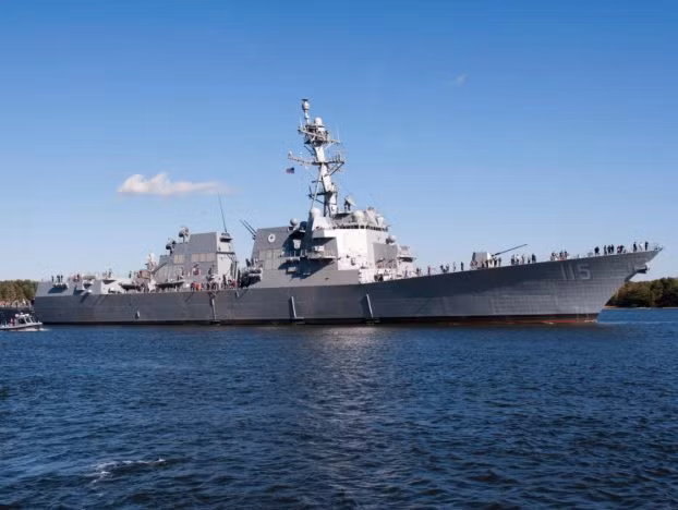 Tàu khu trục Rafael Peralta lớp Arleigh Burke, Hải quân Mỹ. Ảnh: Navaltoday
