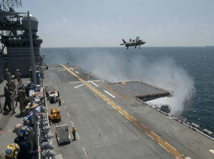 Máy bay chiến đấu F-35B. Ảnh: Cankao