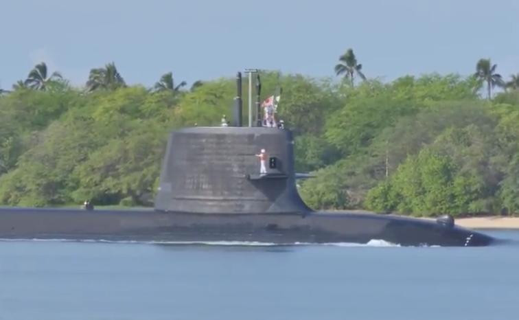 Tàu ngầm thông thường AIP lớp Soryu của Lực lượng Phòng vệ Biển Nhật Bản (ảnh tư liệu)
